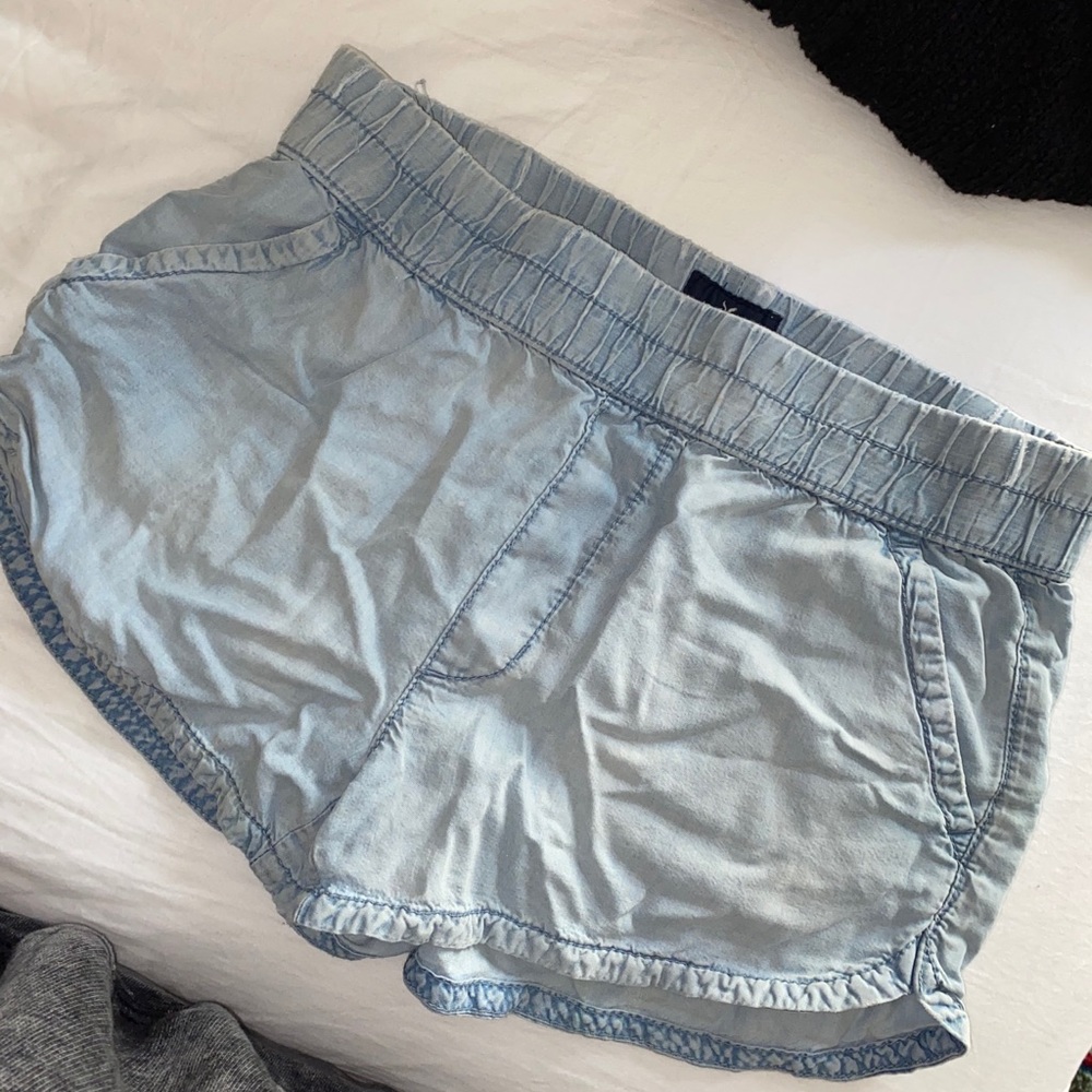 American Eagle Flowy Denim Shorts